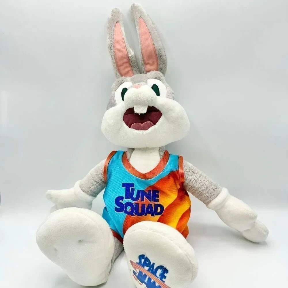 Build A Bear Bugs Bunny Space Jam With Jersey Plush Toy 19”